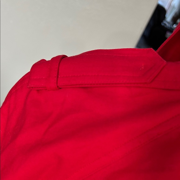 Pendleton Women's Bold Red Double-Breasted Pea Coat - Picture 6 of 7